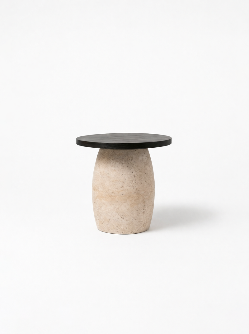 GORDES I Dark Smooth Matt Oak / Roman Travertine variant:dark-smooth-matt-oak-roman-travertine
