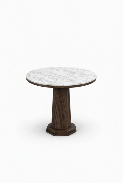 LUNE II Walnut / White Carrara variant:walnut-white-carrara