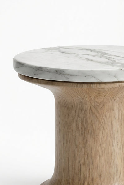 MONTAIGNE Smooth Polished Oak / White Calacatta variant:smooth-polished-oak-white-calacatta