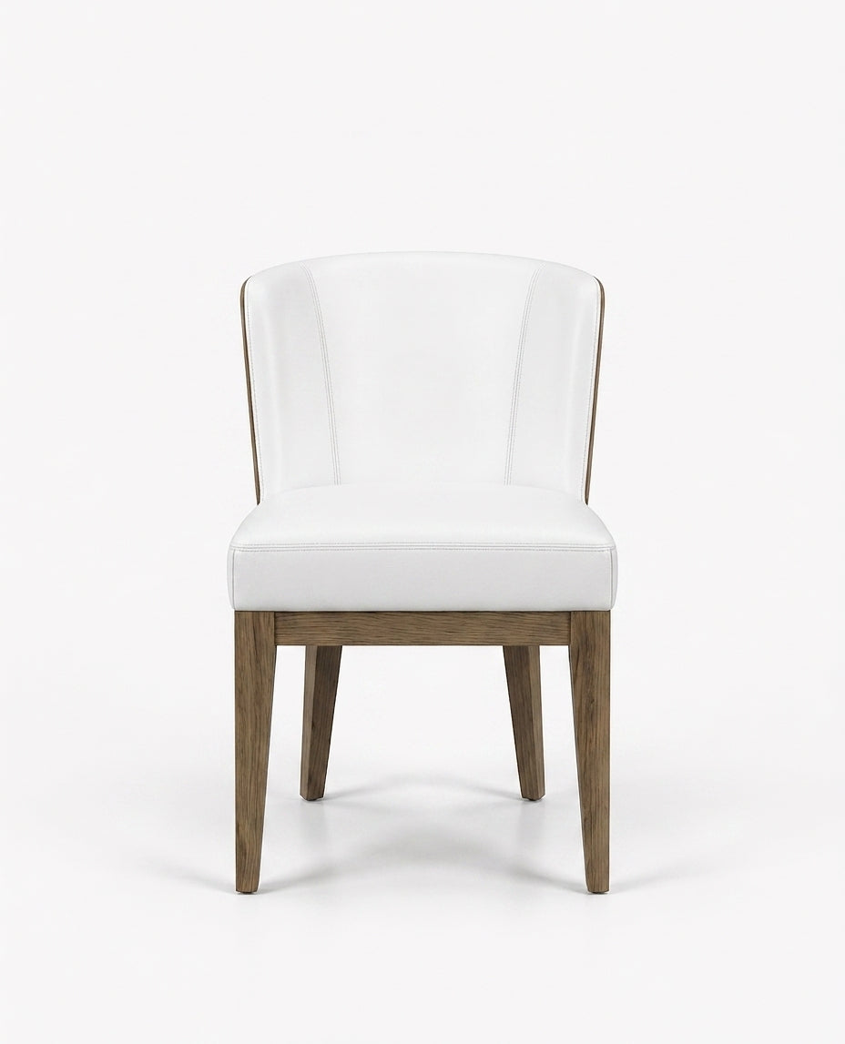 REGENT Tresor White Leather / Matt Brushed Oak variant:tresor-white-leather-matt-brushed-oak
