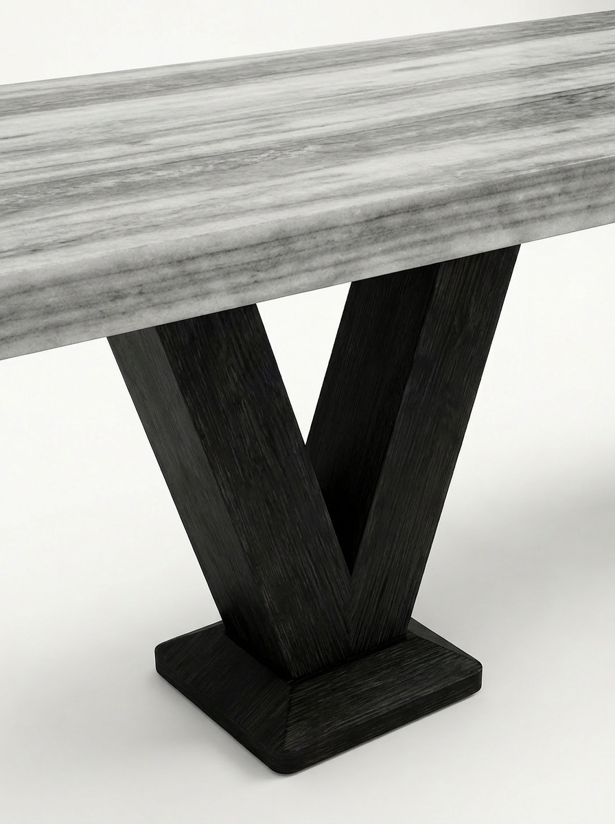 VOUTE Black Brushed Oak / Striato Olimpico Marble variant:black-brushed-oak-striato-olimpico-marble
