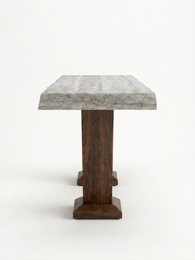 VOUTE Walnut / Roman Silver Travertine variant:walnut-roman-silver-travertine