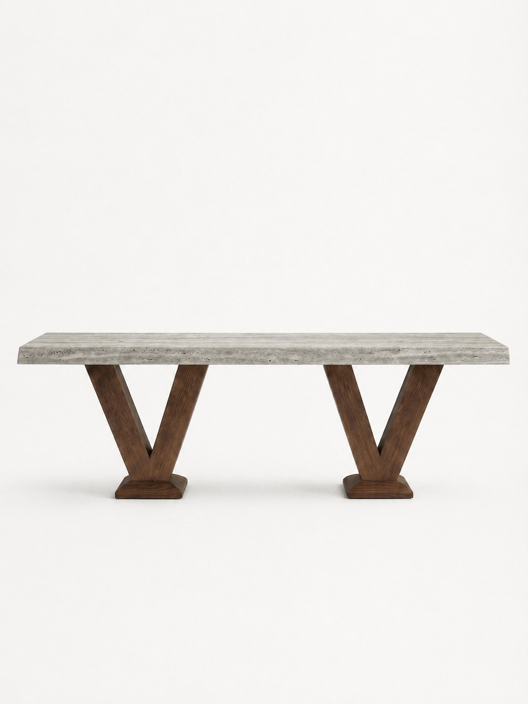VOUTE Walnut / Roman Silver Travertine variant:walnut-roman-silver-travertine