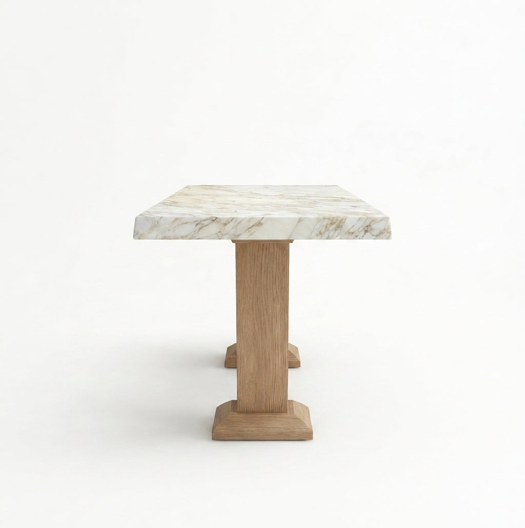 VOUTE Warm Matt Smooth Oak / Calacatta Oro variant:warm-matt-smooth-oak-calacatta-oro