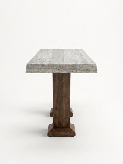 VOUTE Walnut / Roman Silver Travertine variant:walnut-roman-silver-travertine