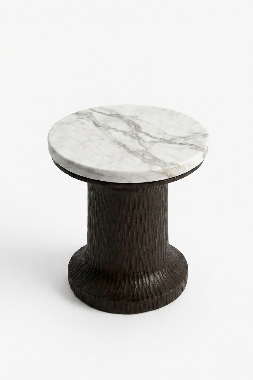 MONTAIGNE Gouged Bois Wood / White Calacatta variant:gouged-bois-wood-white-calacatta