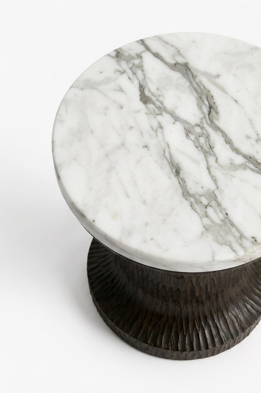MONTAIGNE Gouged Bois Wood / White Calacatta variant:gouged-bois-wood-white-calacatta