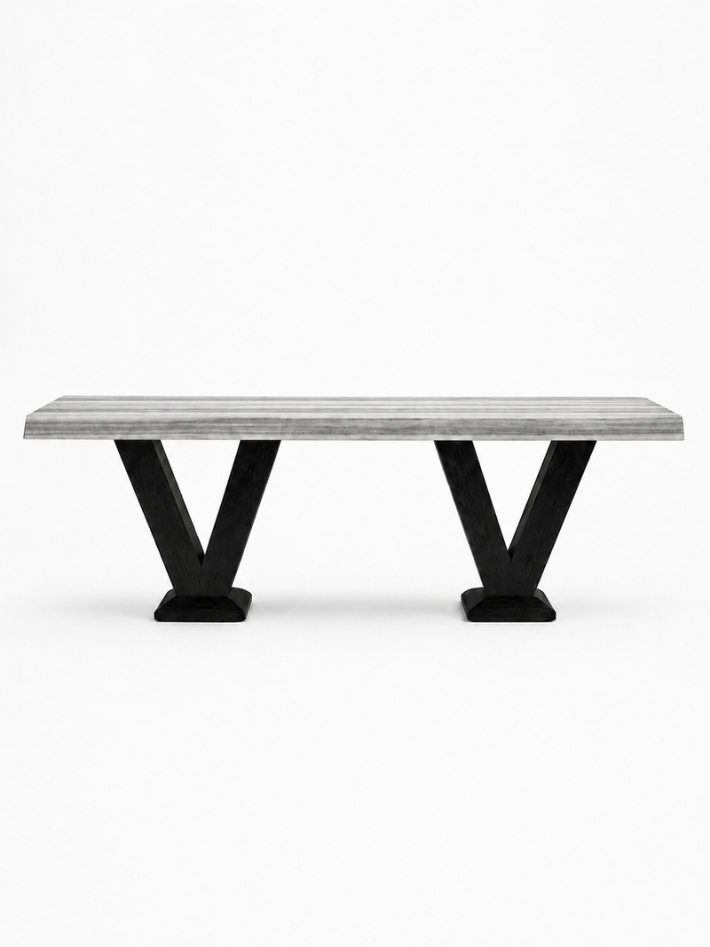 VOUTE Black Brushed Oak / Striato Olimpico Marble variant:black-brushed-oak-striato-olimpico-marble
