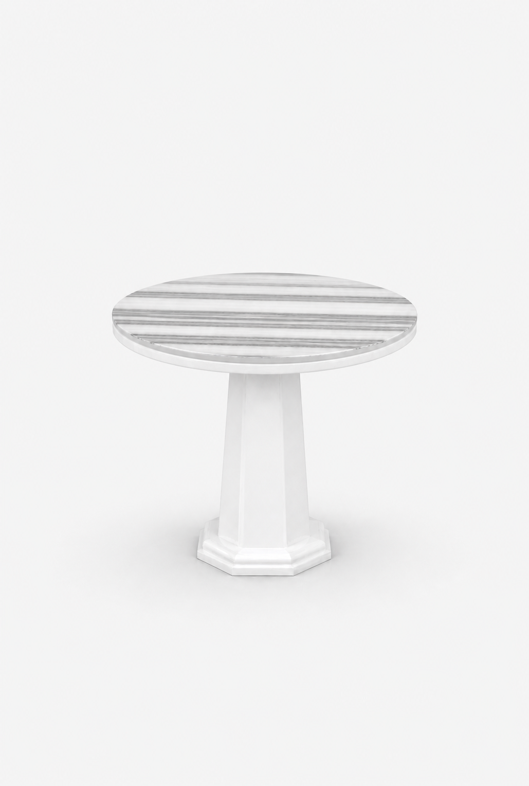 LUNE II White Gloss Oak / Striato Olimpico Marble variant:white-gloss-oak-striato-olimpico-marble