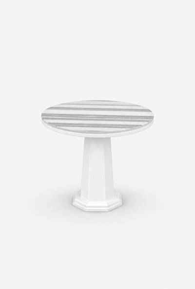 LUNE II White Gloss Oak / Striato Olimpico Marble variant:white-gloss-oak-striato-olimpico-marble