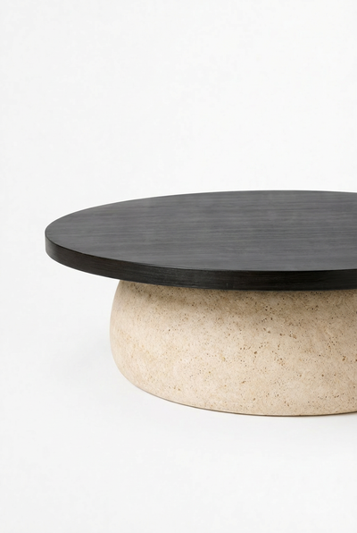 GORDES III Dark Smooth Matt Oak / Roman Travertine variant:dark-smooth-matt-oak-roman-travertine