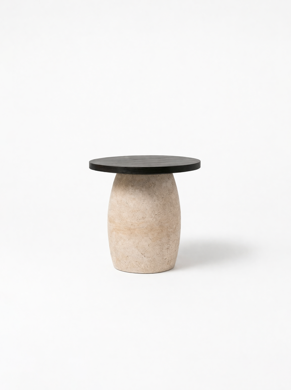GORDES I Dark Smooth Matt Oak / Roman Travertine variant:dark-smooth-matt-oak-roman-travertine