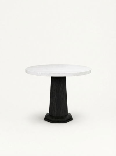 LUNE II Black Brushed Oak Base / White High-Gloss Top variant:black-brushed-oak-base-white-high-gloss-top