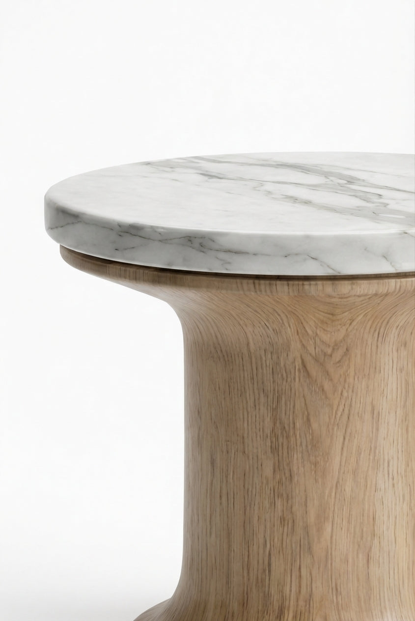 MONTAIGNE Smooth Polished Oak / White Calacatta variant:smooth-polished-oak-white-calacatta