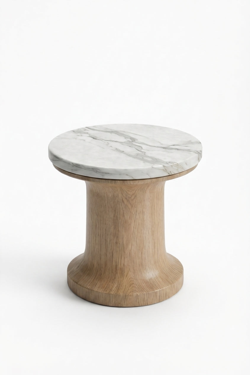 MONTAIGNE Smooth Polished Oak / White Calacatta variant:smooth-polished-oak-white-calacatta