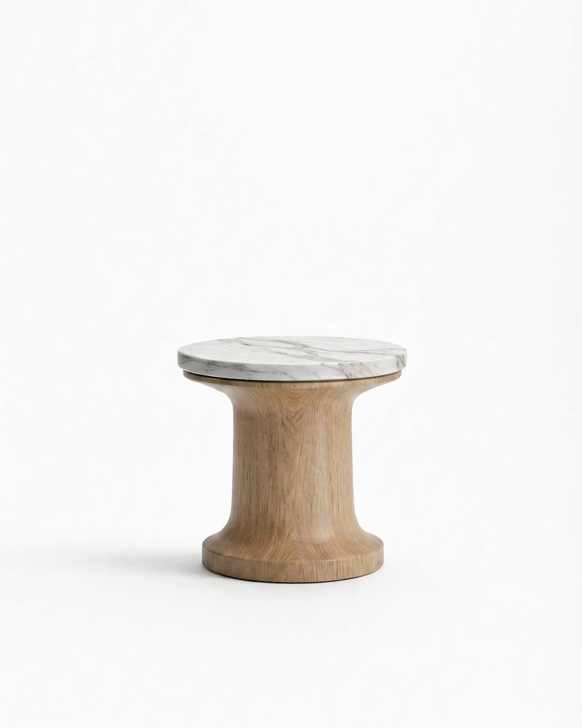 MONTAIGNE Smooth Polished Oak / White Calacatta variant:smooth-polished-oak-white-calacatta