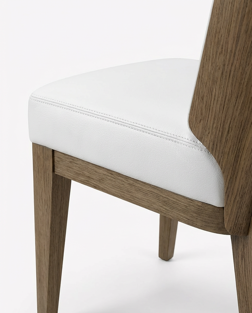 REGENT Tresor White Leather / Matt Brushed Oak variant:tresor-white-leather-matt-brushed-oak