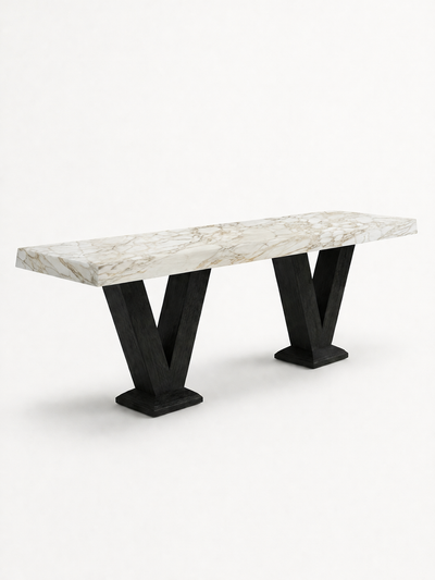 VOUTE Black Brushed Oak / Calacatta Oro variant:black-brushed-oak-calacatta-oro