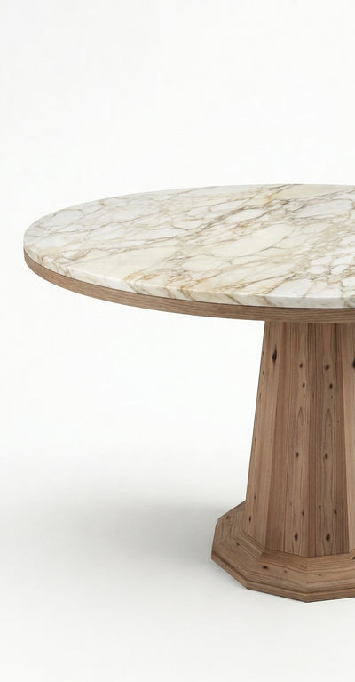 LUNE I Raw Cedar / Calacatta Oro variant:raw-cedar-calacatta-oro