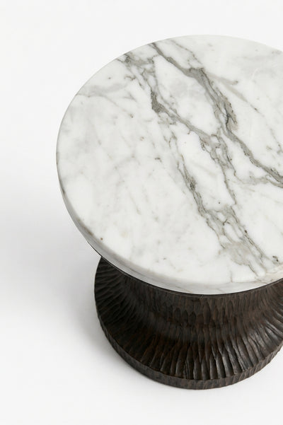 MONTAIGNE Gouged Bois Wood / White Calacatta variant:gouged-bois-wood-white-calacatta
