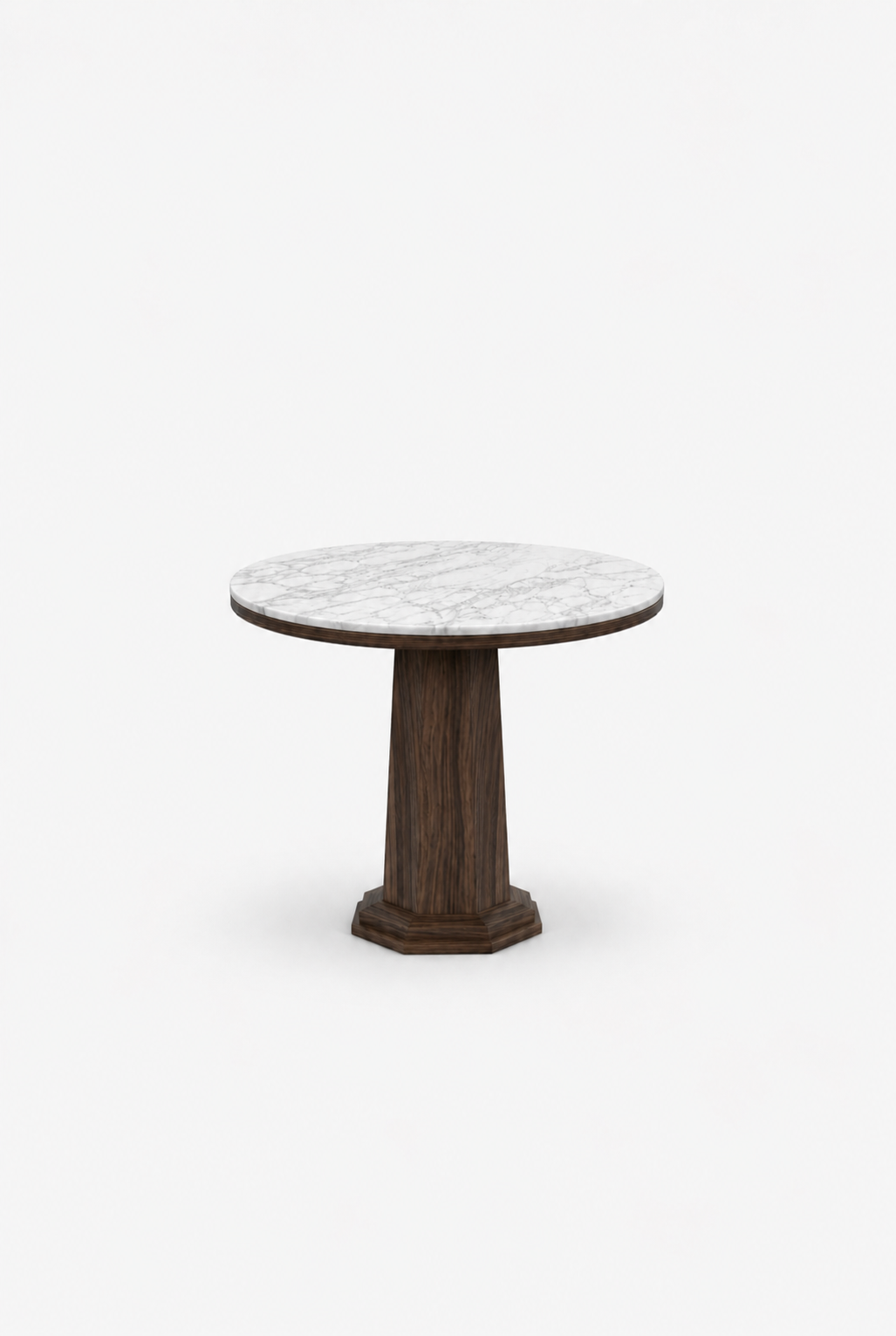 LUNE II Walnut / White Carrara variant:walnut-white-carrara